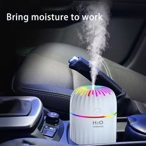 3-in-1 Humidifier – Air Purifier, Diffuser & Night Light مرطب هواء 3 في 1 – منظف الهواء، ناشر العطر، وضوء ليلي