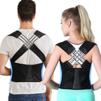 Posture belt back support corrector worn under clothes
حزام تصحيح القوام تحت الملابس