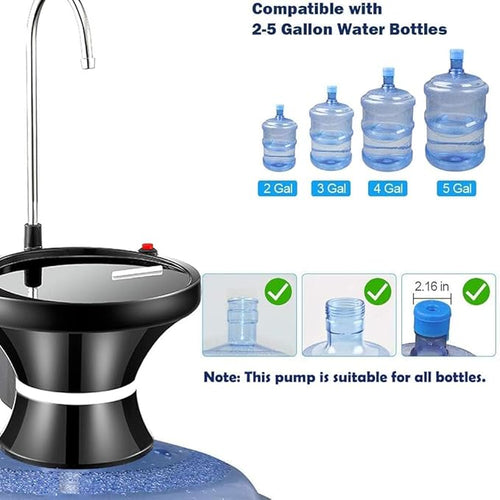 USB rechargeable electric water dispenser pump
مضخة توزيع مياه كهربائية قابلة لإعادة الشحن