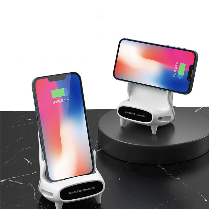 15W Vertical Wireless Charger Stand – Fast Charging for Phones & Tablets    حامل شاحن لاسلكي عمودي 15 واط – شحن سريع للهواتف والأجهزة اللوحية