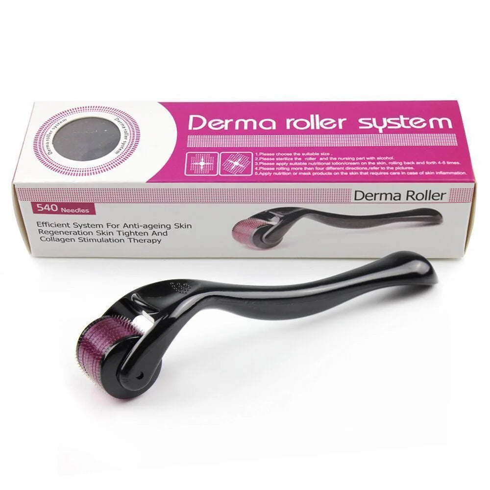 Derma Roller System – Microneedling for Skin & Hair Care نظام ديرما رولر – المايكرونيدلينغ للعناية بالبشرة والشعر