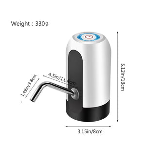 Electric Portable Water Dispenser Pump – USB Rechargeable مضخة مياه كهربائية محمولة – قابلة لإعادة الشحن USB