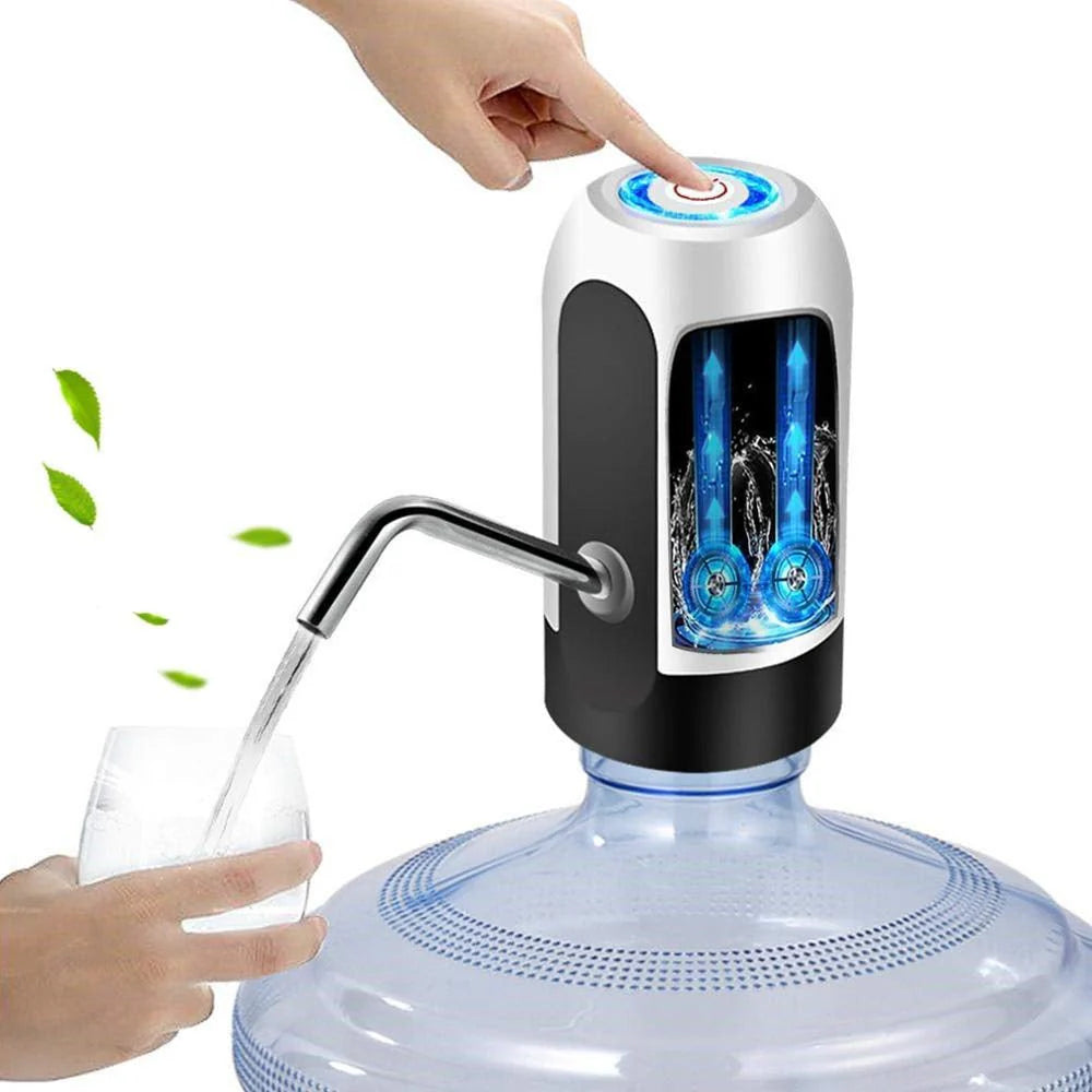 Electric Portable Water Dispenser Pump – USB Rechargeable مضخة مياه كهربائية محمولة – قابلة لإعادة الشحن USB